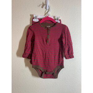 Baby Gap 2 Piece Outfit Girls Size 6-12 Months Pink Brown AC2